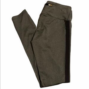 Reebok Grey Pull On Athletic Leggings Kids Size Small